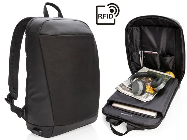 madrid rfid usb anti-diefstal laptop rugzak