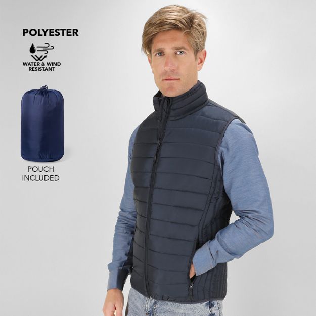 bodywarmer waterafstotend maten: s tot xxl
