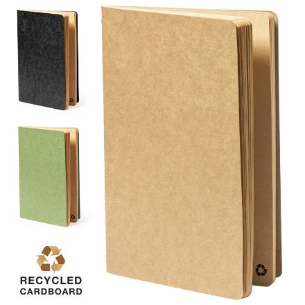 notitieboek a5 recycled karton 60 blanco blad