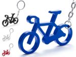 aluminium sleutelhanger in de vorm van een fiets