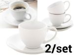 espresso set met 2 kopjes en schoteltjes 90 ml