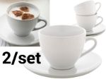 cappuccino set met 2 kopjes en schoteltjes 150 ml