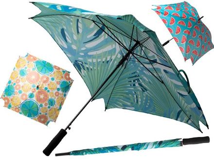 vierkante automatische paraplu