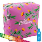 custom made make-up tas square large