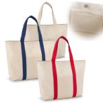 canvas tas met voor en binnen vak ville