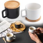 fangio. keramische mok van 250 ml met deksel