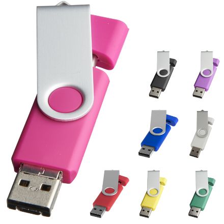 rotate on-the-go usb stick (otg) 1gb