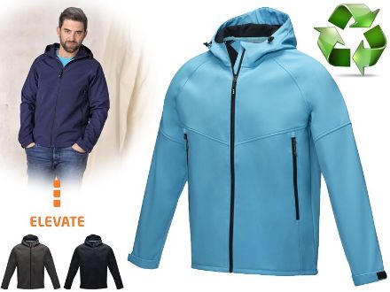 coltan heren grs-gerecycled softshell jas