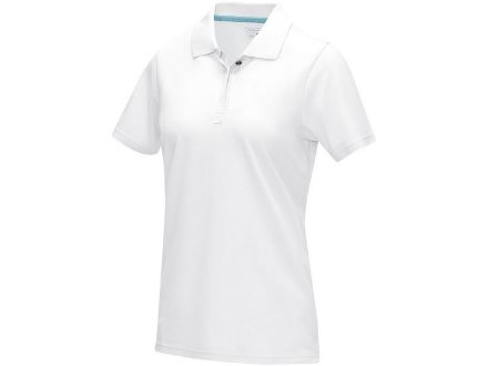 dames polo met korte mouwen gots bio textiel