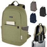 15,6 inch recycled canvas antidiefstal laptoptas