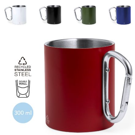 mok recycled roestvrij staal lecrer 300 ml