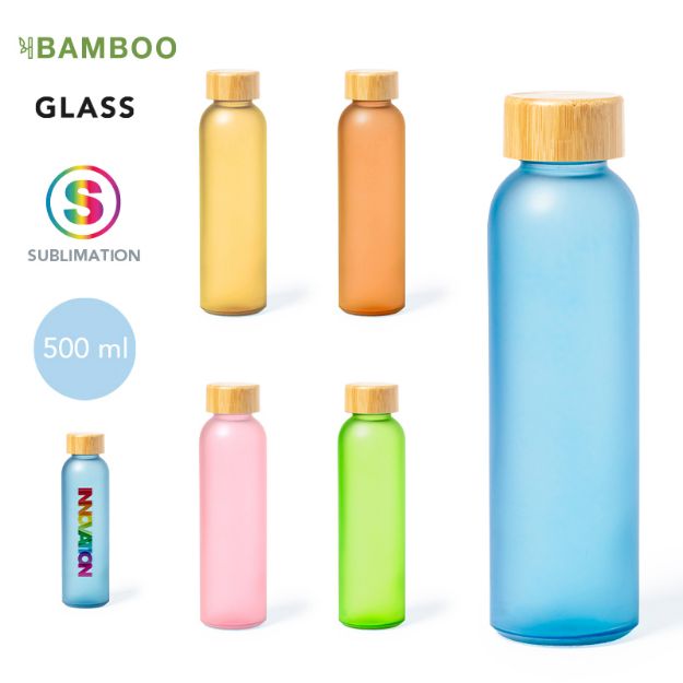 sublimatie glazen drinkfles vantex 500 ml