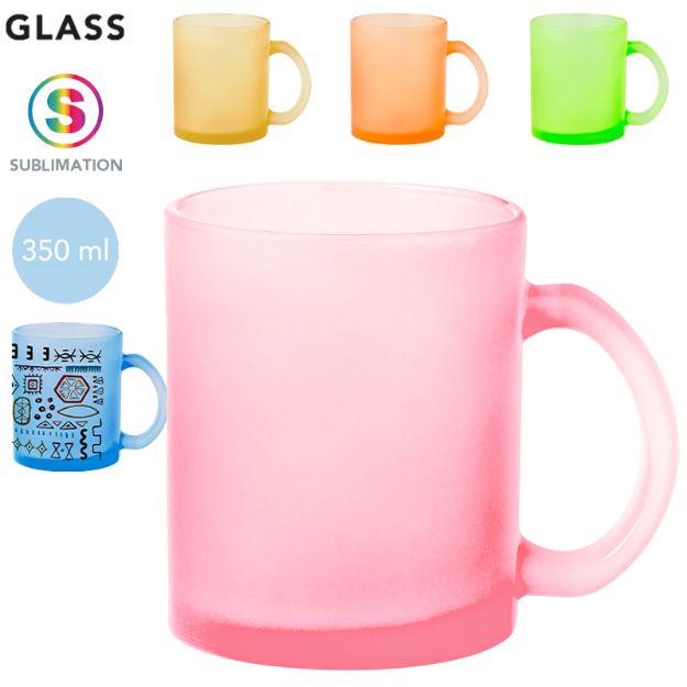 sublimatie glazen mok cervan 350 ml
