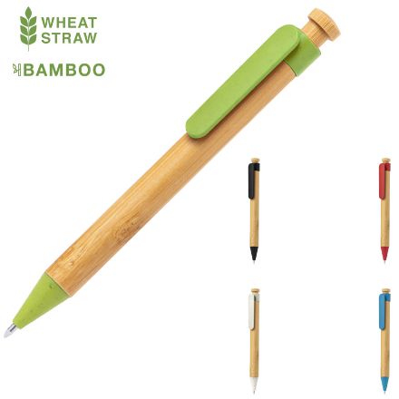 pen bamboe en tarwestro jumbo mely blauwschrijvend