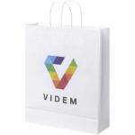 papieren tas 80-90 g/m2 kraft gedreaaide grepen l