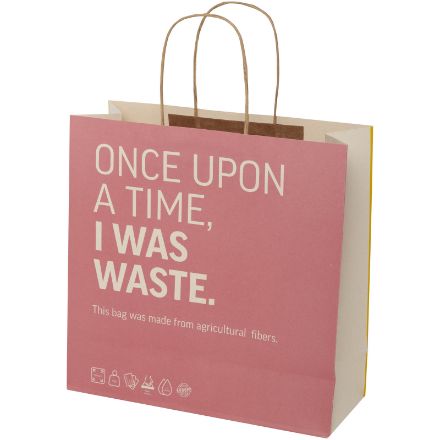 papieren tas 150 g/m2 van landbouwafval xl