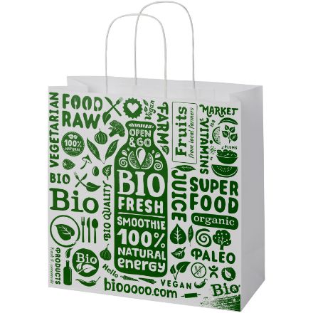 papieren tas 120 g/m2 gemaakt van kraftpapier xl