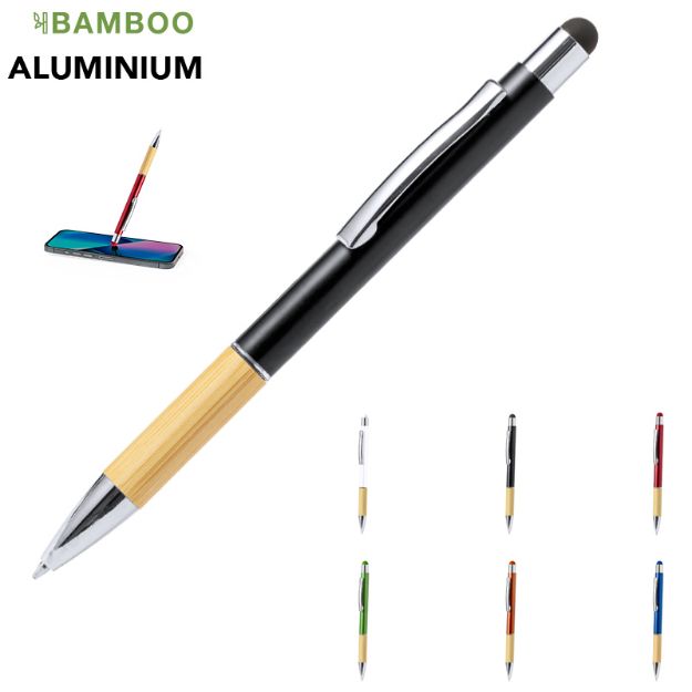 touch-screen pen aluminium bamboe piket