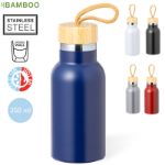 thermosfles rvs en bamboe flazer 350 ml