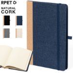 a5 notitieboekje r-pet en kurk andrik