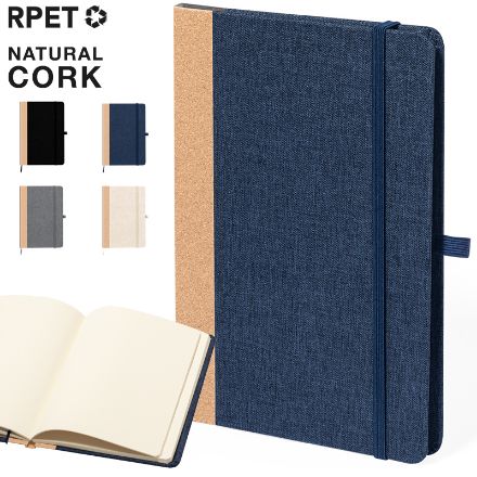 a5 notitieboekje r-pet en kurk andrik