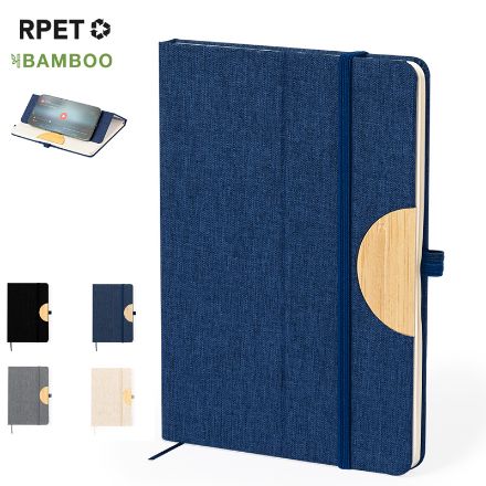 a5 notitieboekje r-pet met gsmhouder jibs