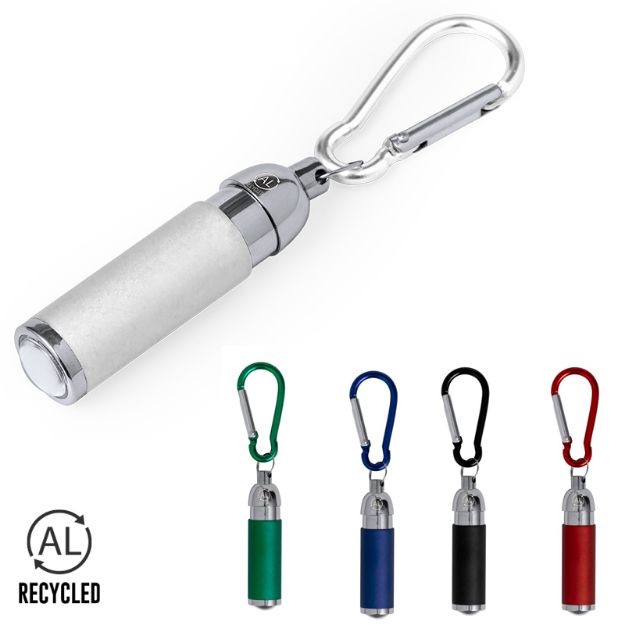 zaklamp recycled aluminium wols 1 led