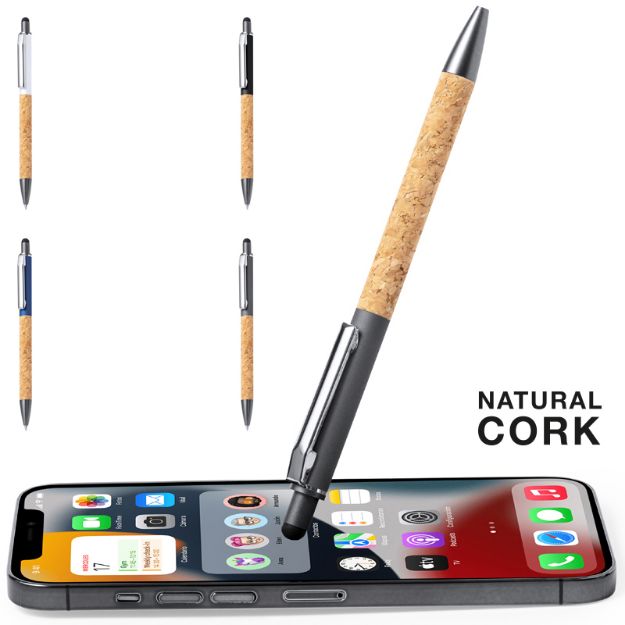 touch-screen balpen aluminium kurk moson