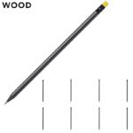 zwart houten potlood en gum crespok