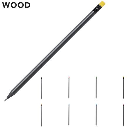 zwart houten potlood en gum crespok