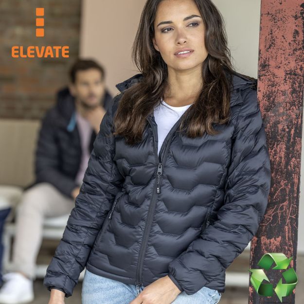 petalite gerecyclede geïsoleerde down damesjas