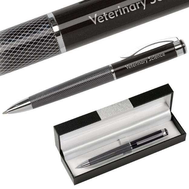 blauwschrijvende, hoogglans balpen.