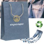 draagtas gerecycled met jeansvezels shill