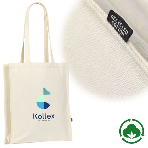 solid recycled canvas winkeltas (340gr/m2)