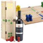 rackpack wijnkist en gezelschapspel ludo