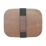 lunchbox van recycled rvs en acaciahout