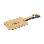 recycled leder bagagelabel