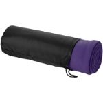 fleece deken triangle - paars