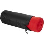 fleece deken triangle - rood