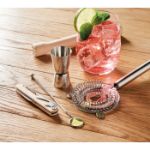 5-delige cocktailset in katoenen etui