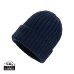kennedi aware polylana beanie met brede rib - marine
