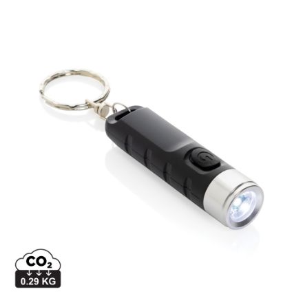 globix recycled plastic usb oplaadbare zaklamp