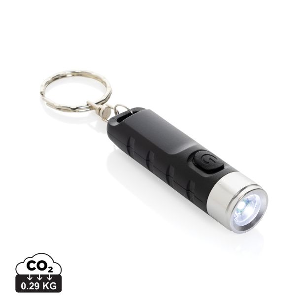globix recycled plastic usb oplaadbare zaklamp