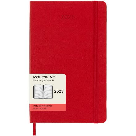 moleskine dag-agenda voor 12 maanden harde kaft