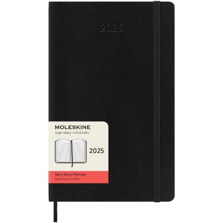 moleskine dag-agenda voor 12 maanden zachte kaft