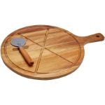 timberito pizzaset van acacia hout