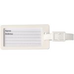 river gerecycled bagagelabel met venster