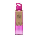 sirius rpet 650 ml drinkfles - roze