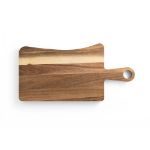 kaasplank in acaciahout met twee bestekken