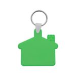 sleutelhanger in de vorm van een huis. - groen